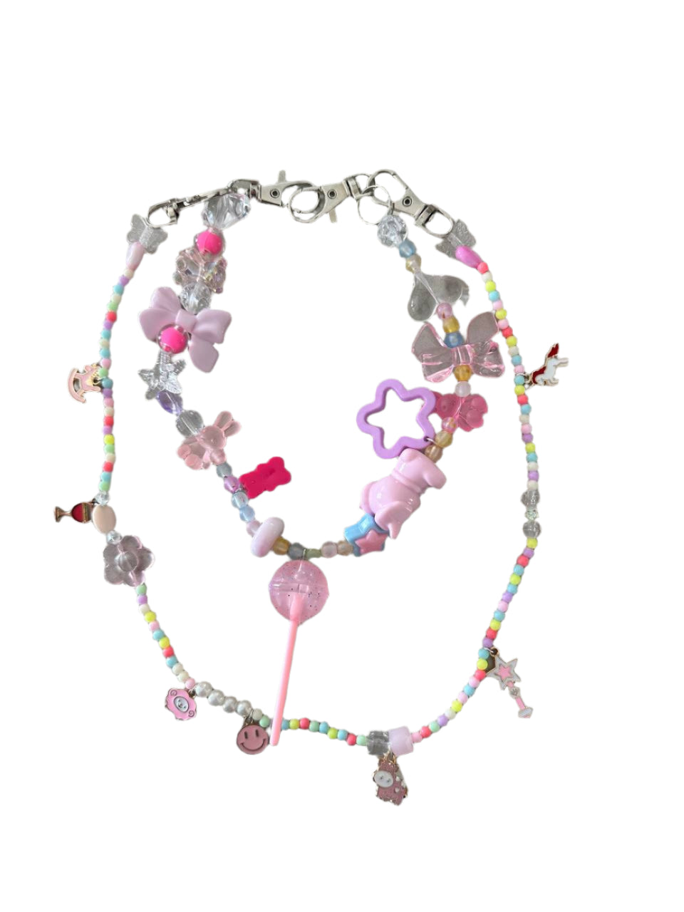 Lollipop Double String Bag Charm