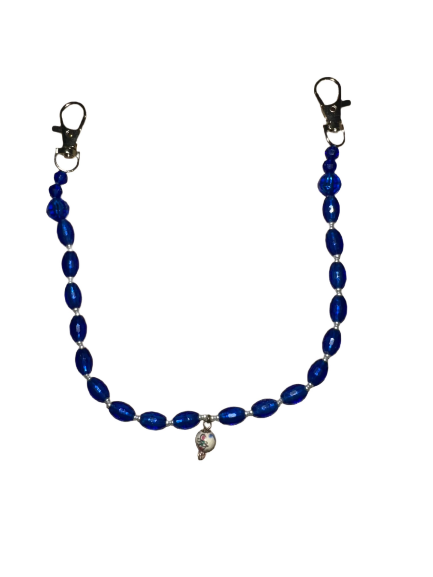 Blue Dynasty Bag Charm