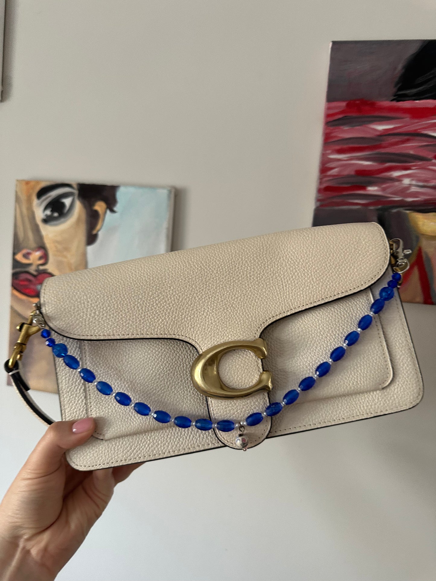 Blue Dynasty Bag Charm